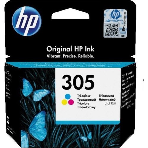 Hp 305 Color Renkli Kartuş 3Ym60Ae Hp Deskjet 2300 / 2700 / 4100  - Envy 6000 / 6400