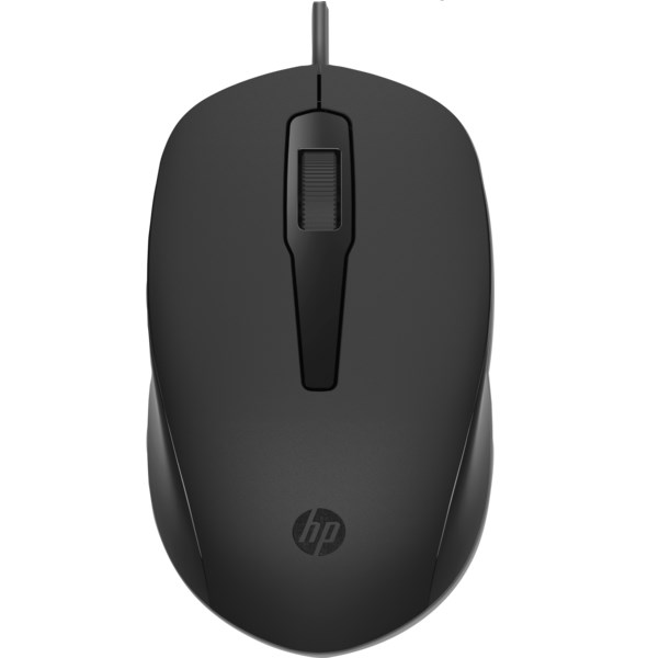 HP 150 240J6AA Siyah Kablolu Optik Kablolu Mouse 1600 DPI Optik Sensörlü 