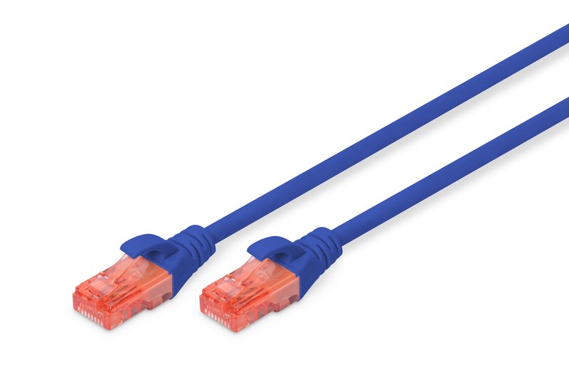 DİGİTUS DK-1617-100/B CAT6 10M MAVİ ETHERNET KABLO