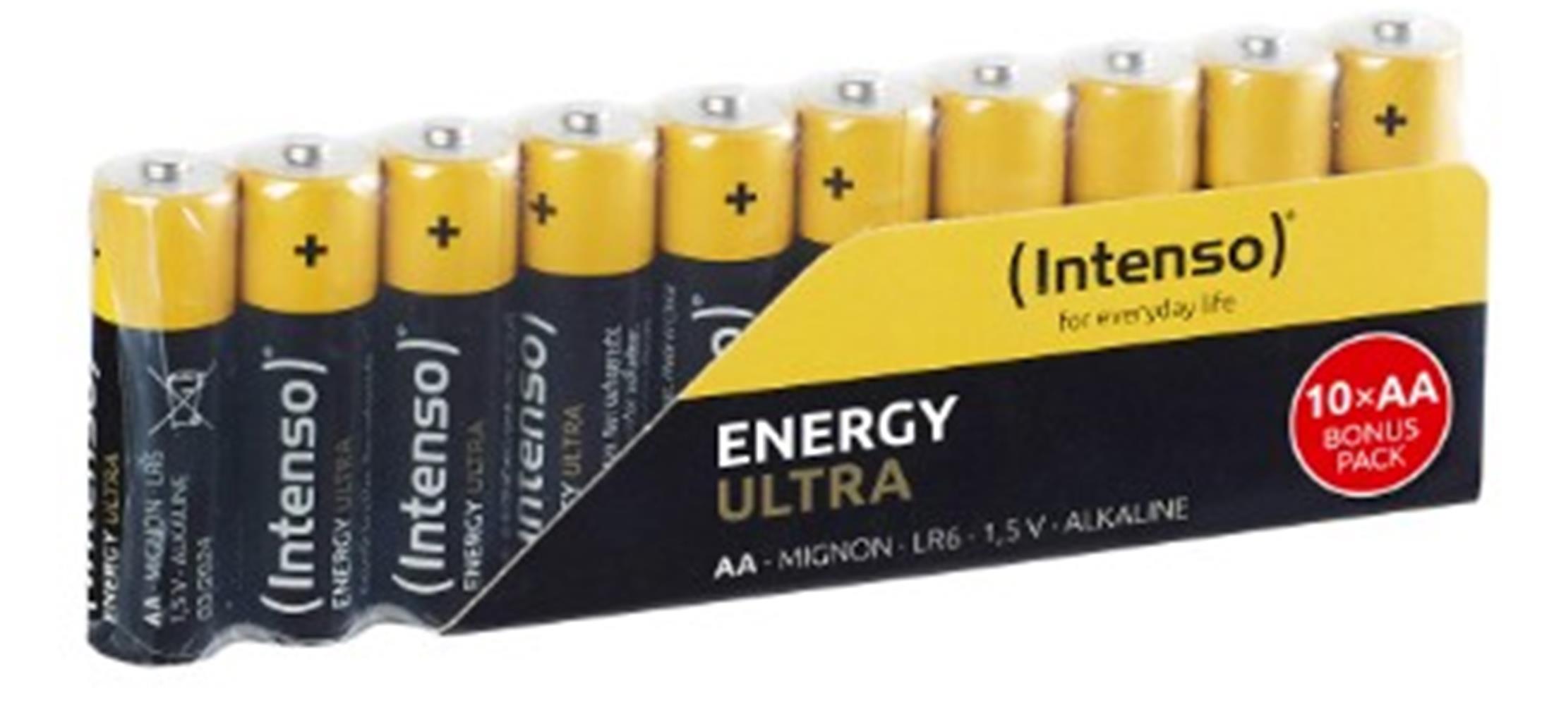 İntenso PBIN-561 LR6 AA Boy Ultra Alkalin Kalem Pil 10lu Paket 