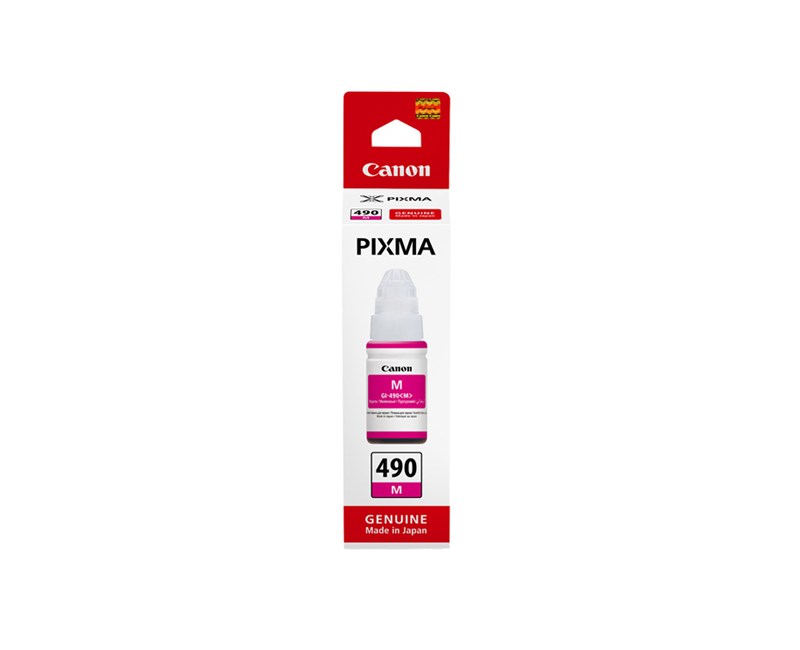 Canon GI-490M Magenta Kırmızı Şişe Mürekkep G1411-2411-3411-4411