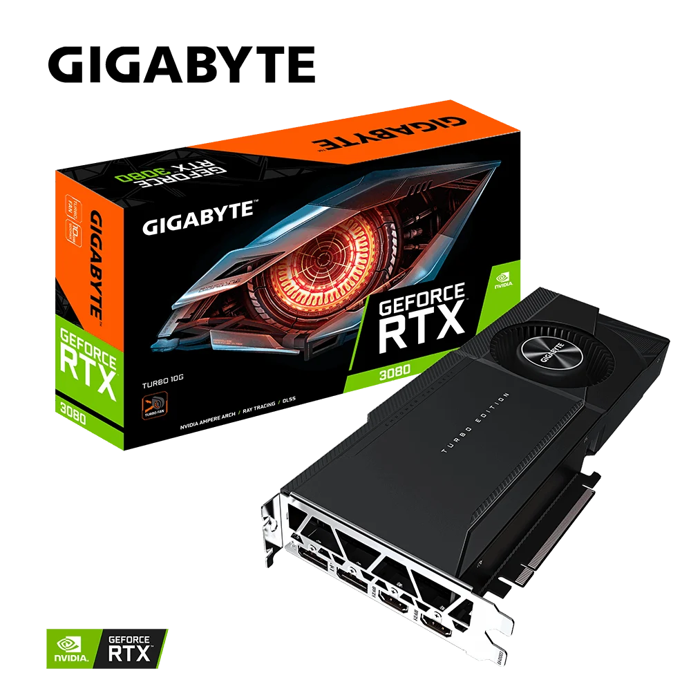 Gigabyte GeForce RTX3080 TURBO 10GB GDDR6X Graphics Card Ekran Kartı