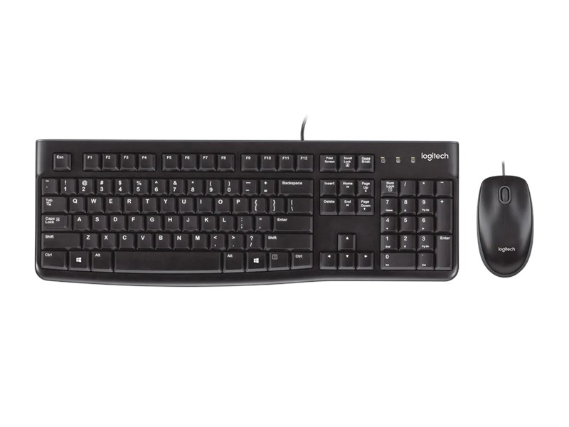 Logitech 920-002560 MK120 Q Usb Standart Kablolu Klavye Mouse Set 