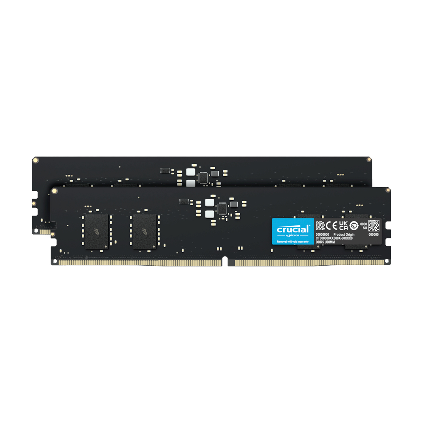Crucial CT2K8G48C40U5 16GB Kit (2x8GB) DDR5-4800 UDIMM CL40 (16Gbit) PC RAM