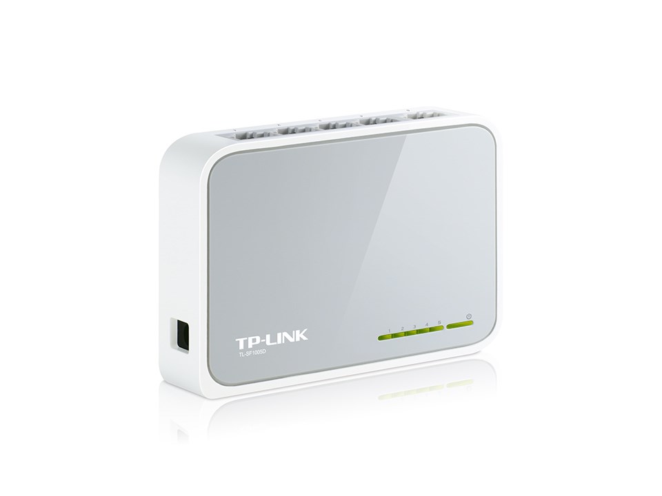 Tp-Link TL-SF1005D 5 port 10-100 Mbps Switch Plastik Kasa