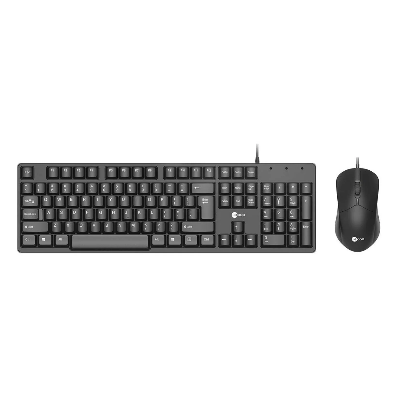 Lecoo Cm101 Siyah Kablolu Klavye & Mouse Set