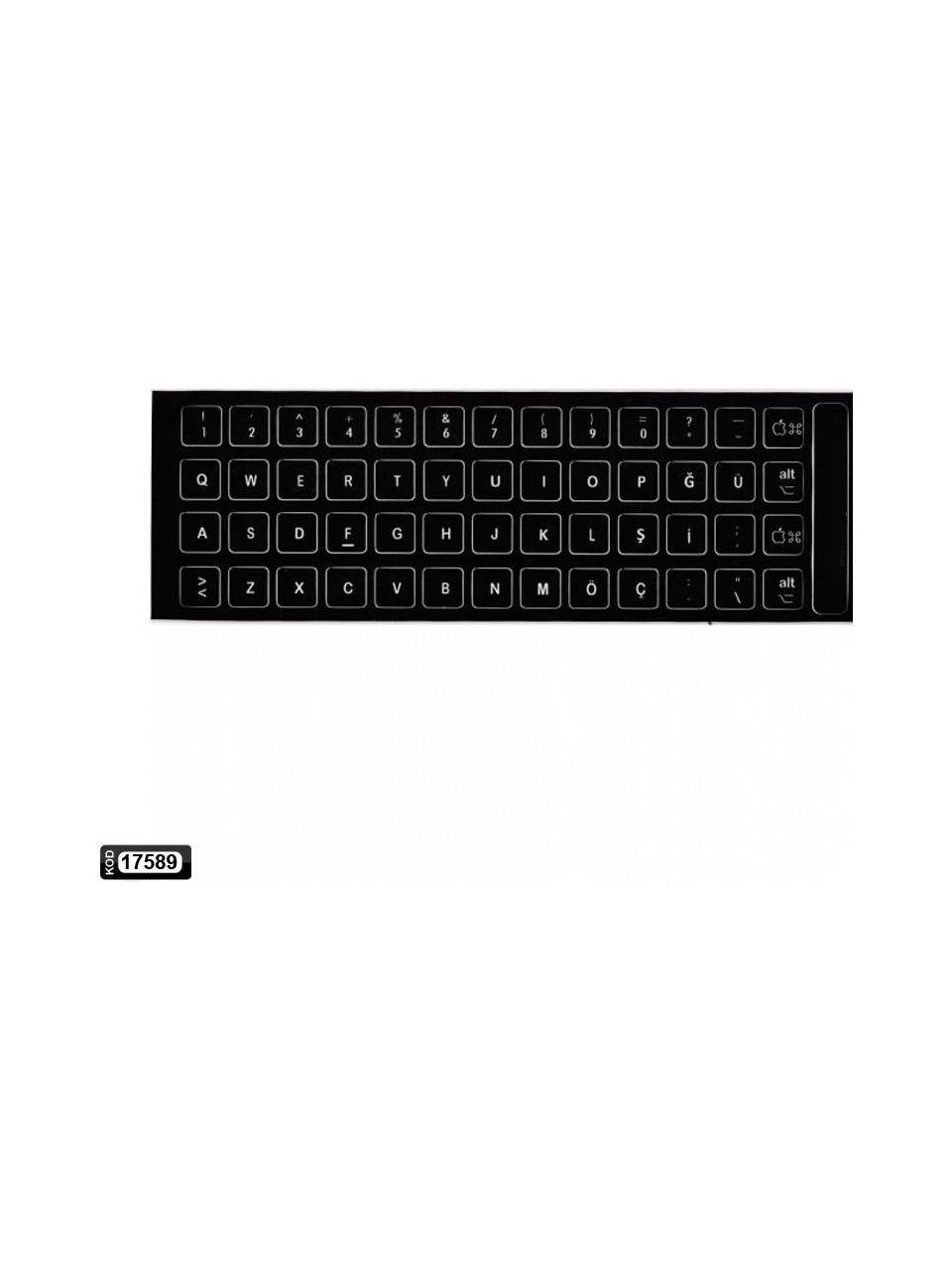 HADRON HDX8252 KLAVYE STİCKER TUS TAKIMI TÜRKÇE Q (BÜYÜK)