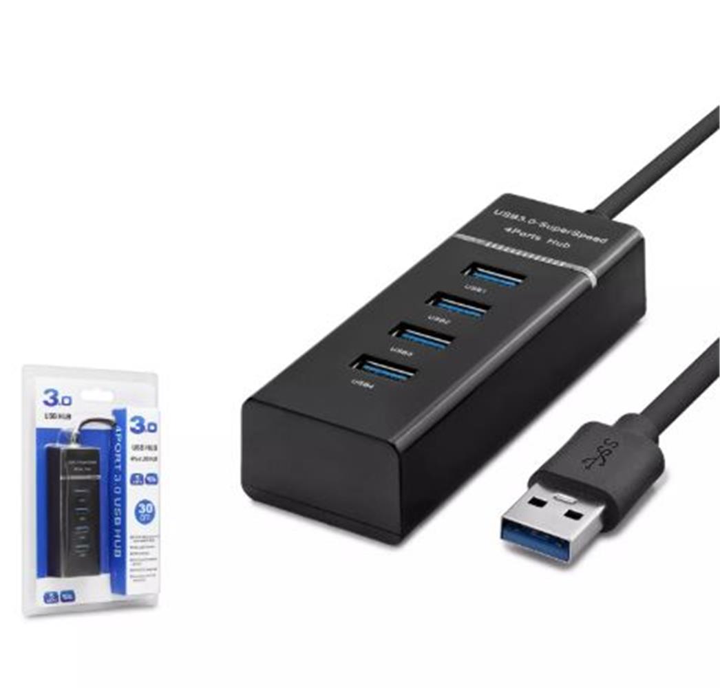 Hadron Hdx7017 Usb3.0 Hub 3*Usb + Usb3.0 30Cm Siyah