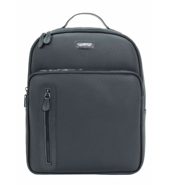 Cambridge 14" Plan2083.004 Lacivert Suni Deri Polo Club Sırt Çantası