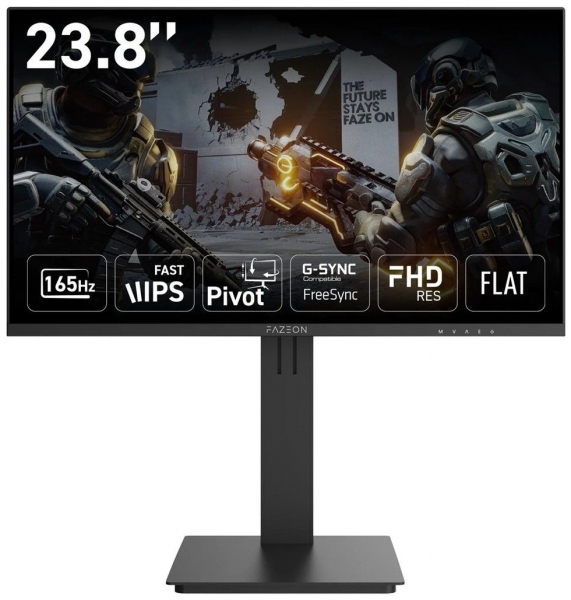Fazeon X24F166P 24" 165Hz 5ms IPS Fhd HDMI + Dp Pıvot Gaming Monitör