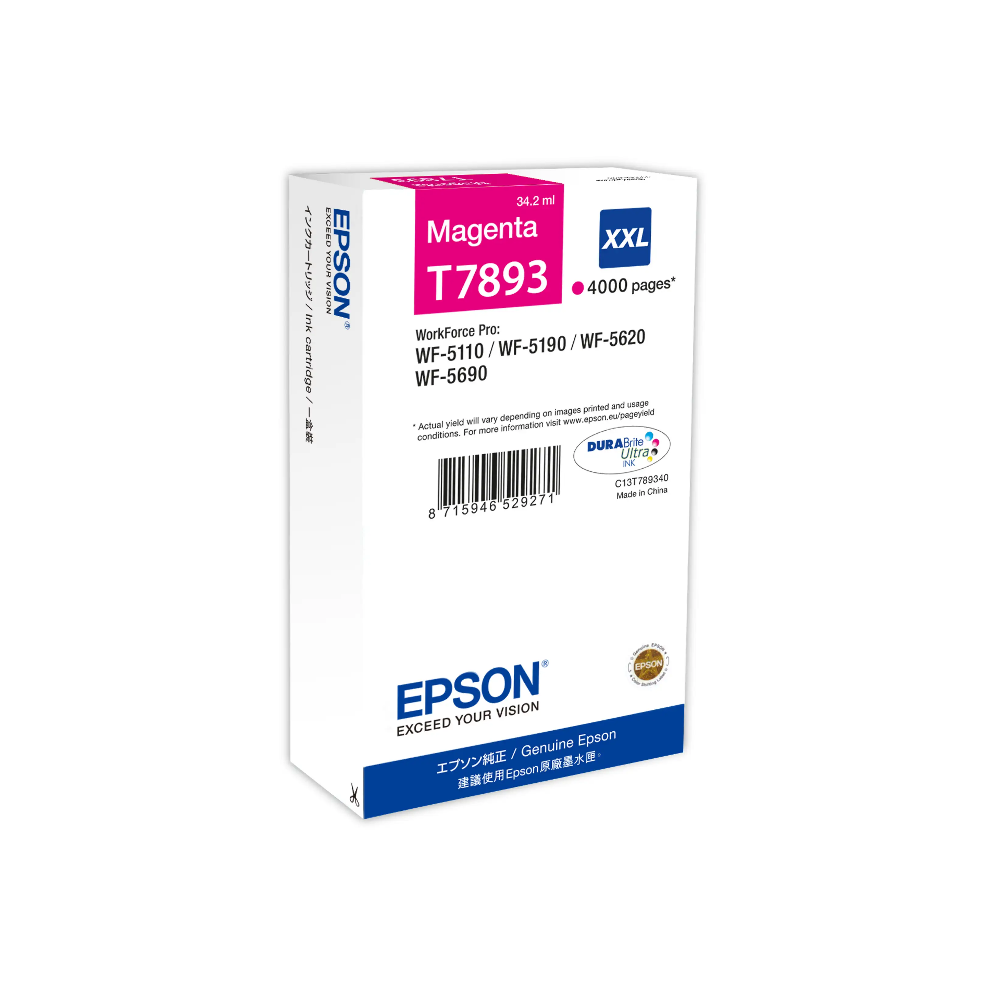 Epson Wp5110/5190 Magenta Kartuş (79Xxl)  4000 Syf