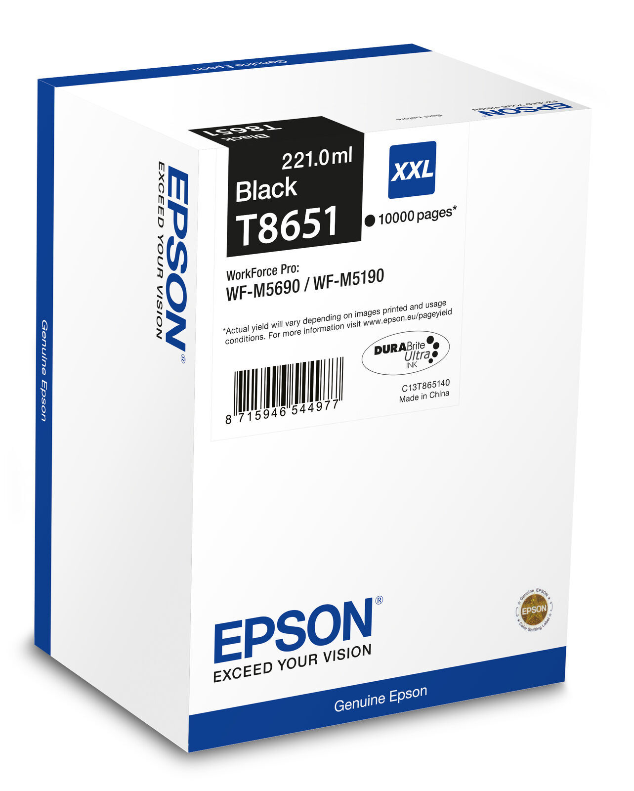 Epson T865140 Xxl Siyah Kartuş (M5690/M5190) 10K