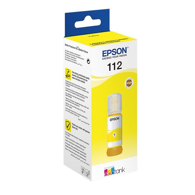 Epson 112 Yellow Sarı Şişe Mürekkep C13T06C44A