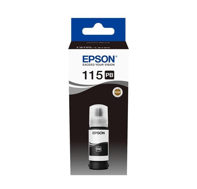 Epson 115 Photo Black Foto Siyah Şişe Mürekkep T07D14A L8160-L8180
