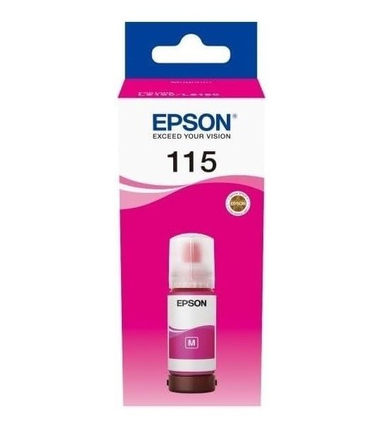 Epson 115 Magenta Kırmızı Şişe Mürekkep T07D34A L8160-L8180