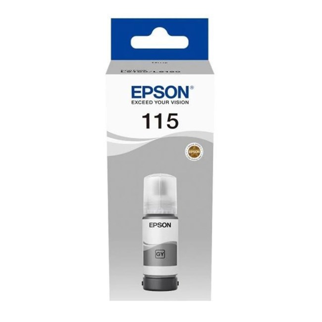 Epson 115 Grey Gri Şişe Mürekkep T07D54A L8160/L8180