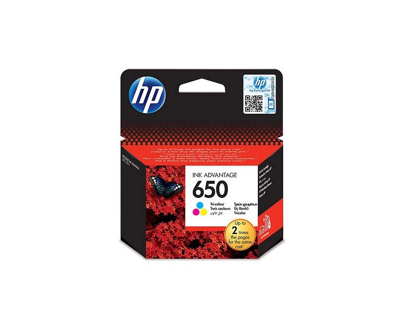 Hp Cz102Ae Renkli Mürekkep Kartuş (650) 1516 / 2545 / 2645 / 4645 / 4515
