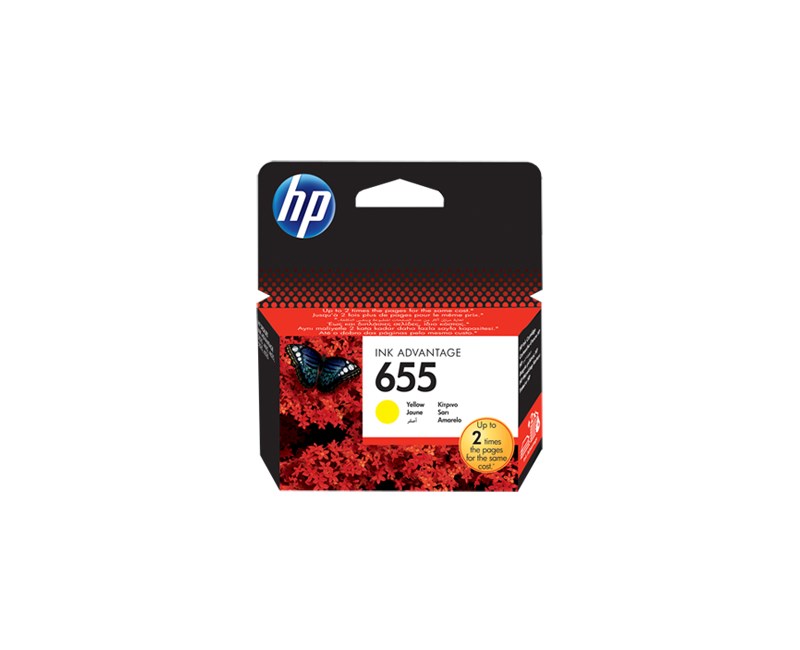 HP 655 Yellow Sarı Kartuş CZ112AE