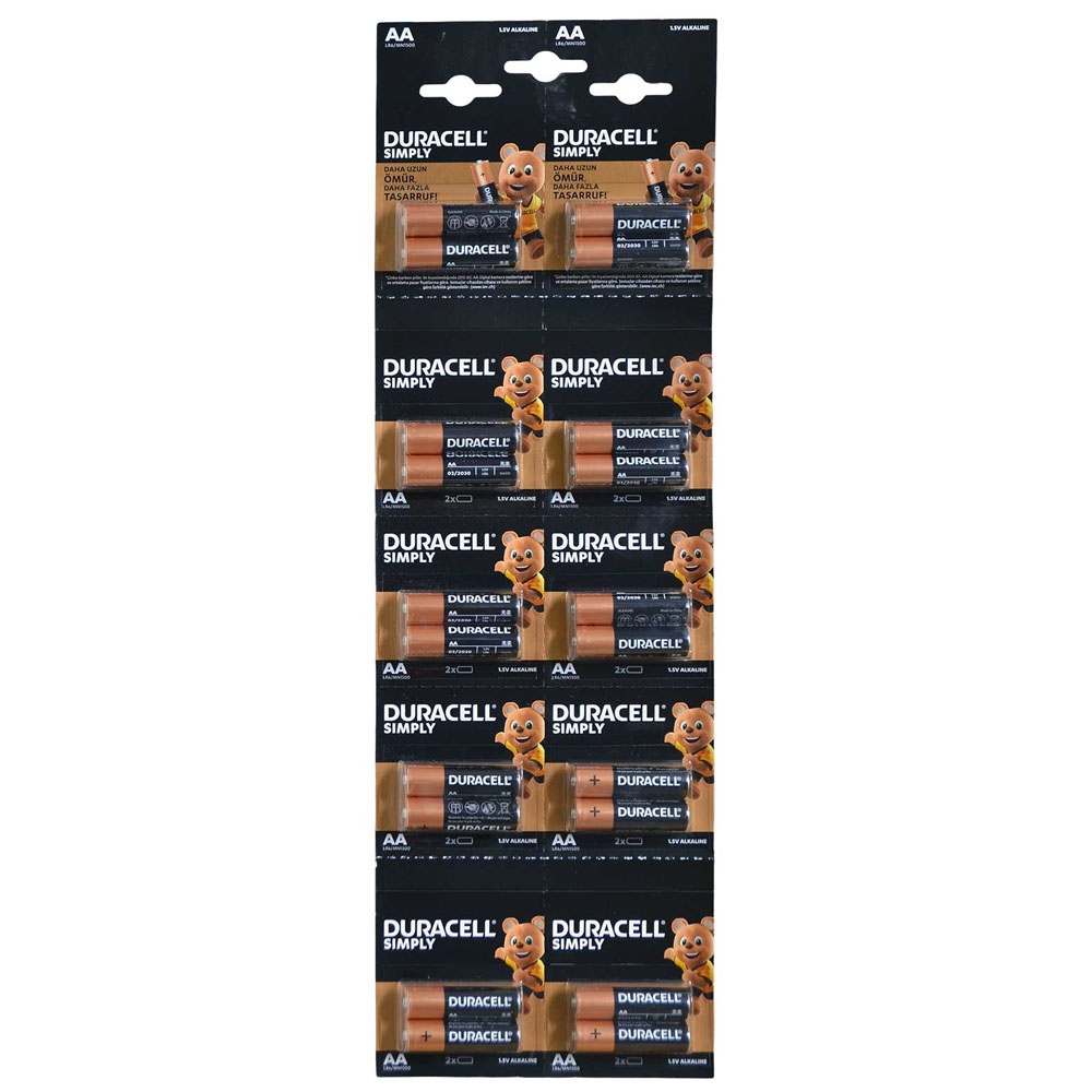 Duracell Aa Alkali Pil  2 Li